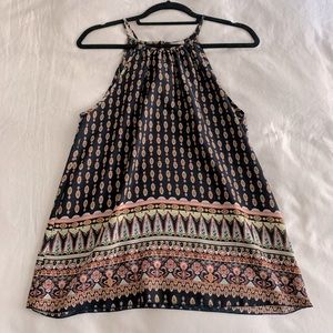 Printed Halter Top